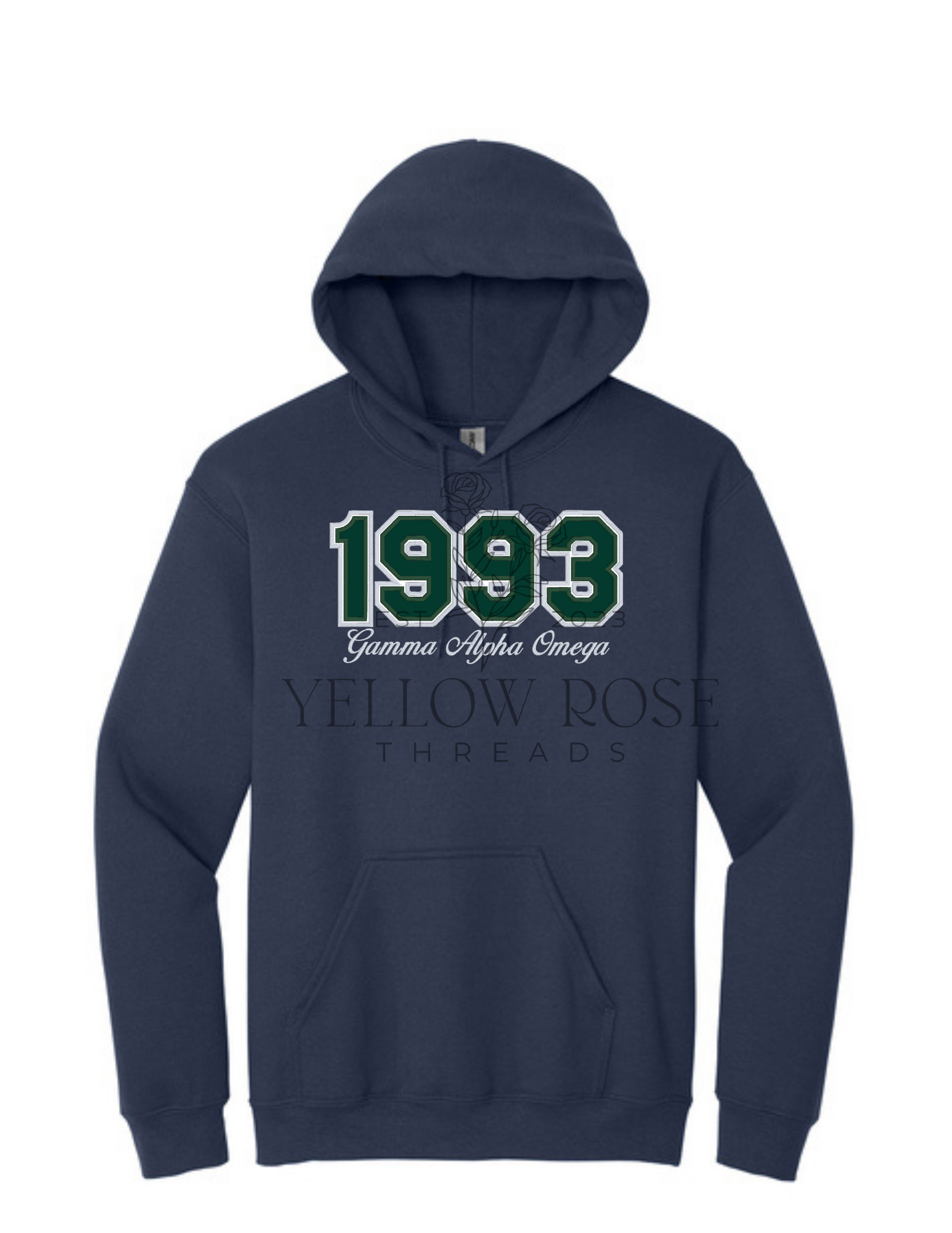 Gamma Alpha Omega 1993 Hoodie (No Glitter)