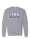 Sigma Lambda Beta 1986- Gray Sweatshirt