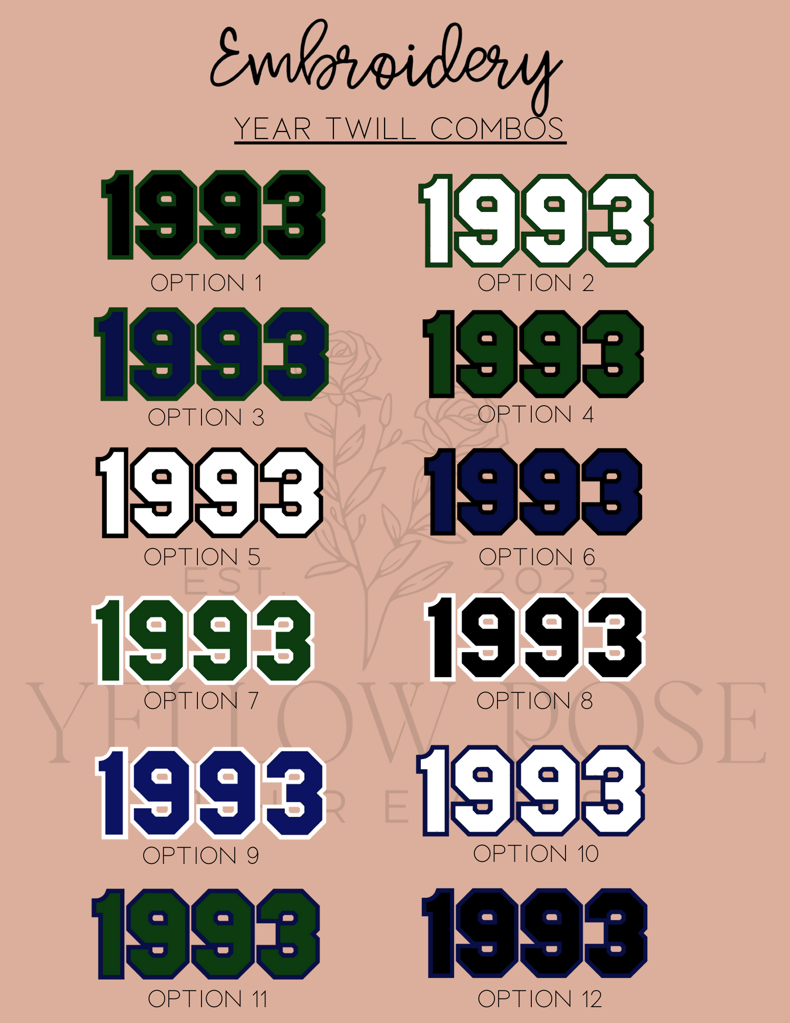 Gamma Alpha Omega 1993 Hoodie (No Glitter)