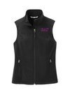 Sigma Lambda Gamma Soft Shell Vest-Letters