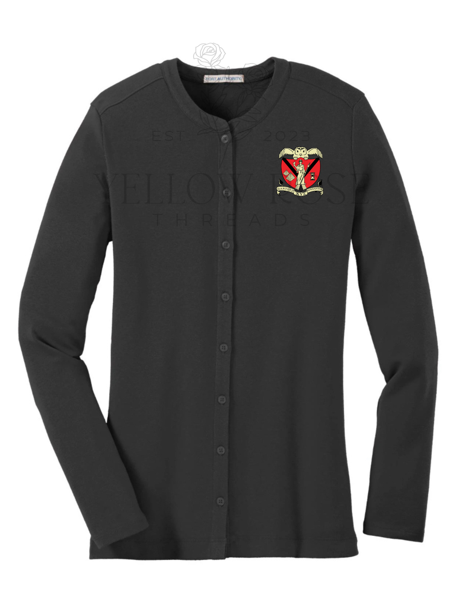 Chi Upsilon Sigma- Shield Cardigan