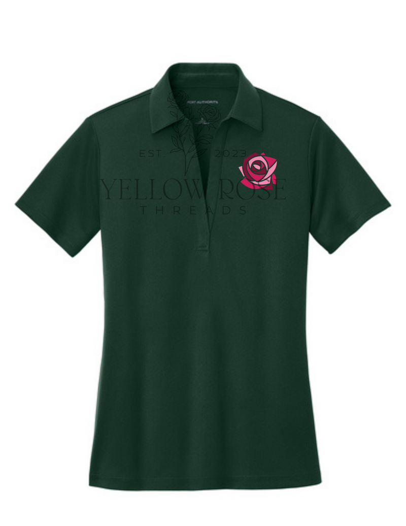 Kappa Delta Chi Performance Polo- Mosaic Rose