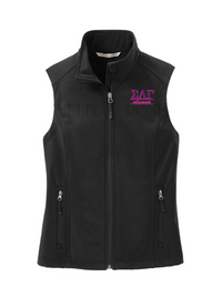 Sigma Lambda Gamma Soft Shell Vest-Letters w/Alumna