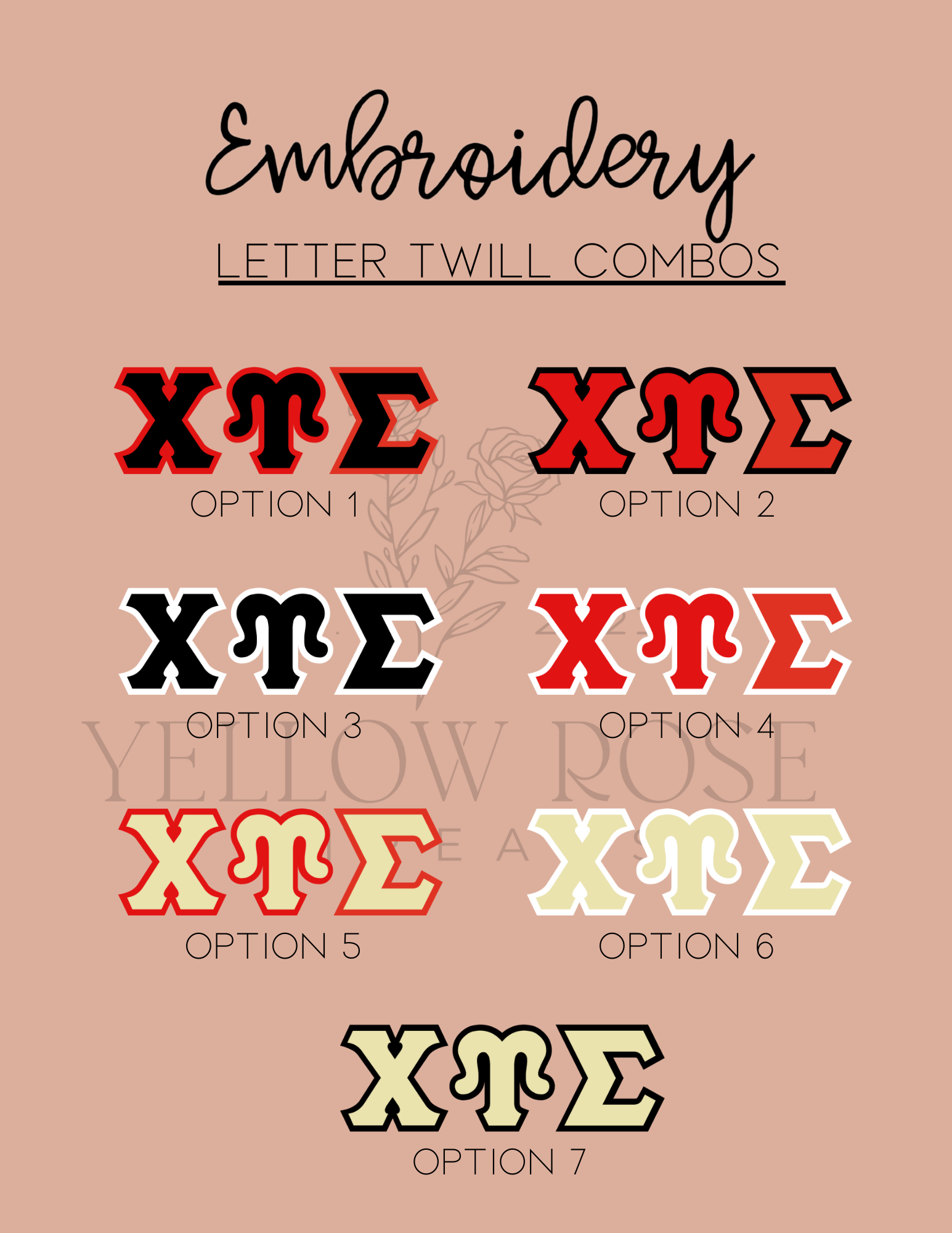 Chi Upsilon Sigma Letters- Sand Hoodie