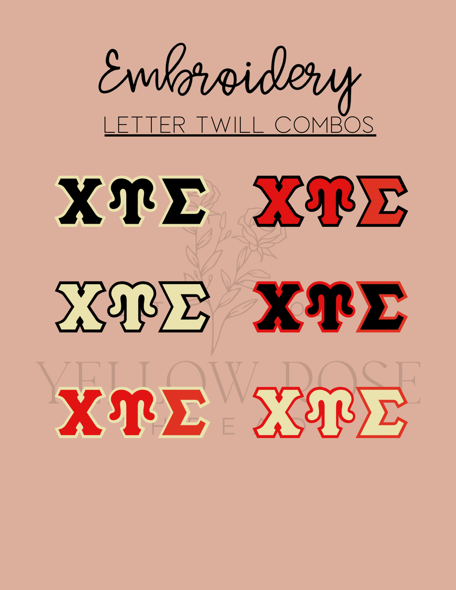 Chi Upsilon Sigma Letters-White Quarterzip