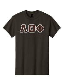Lambda Theta Phi Letters- Brown T-Shirt
