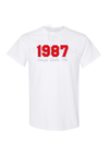 Omega Delta Phi 1987 White T-Shirt