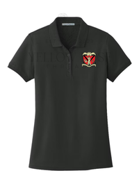 Chi Upsilon Sigma Pique Polo- Shield
