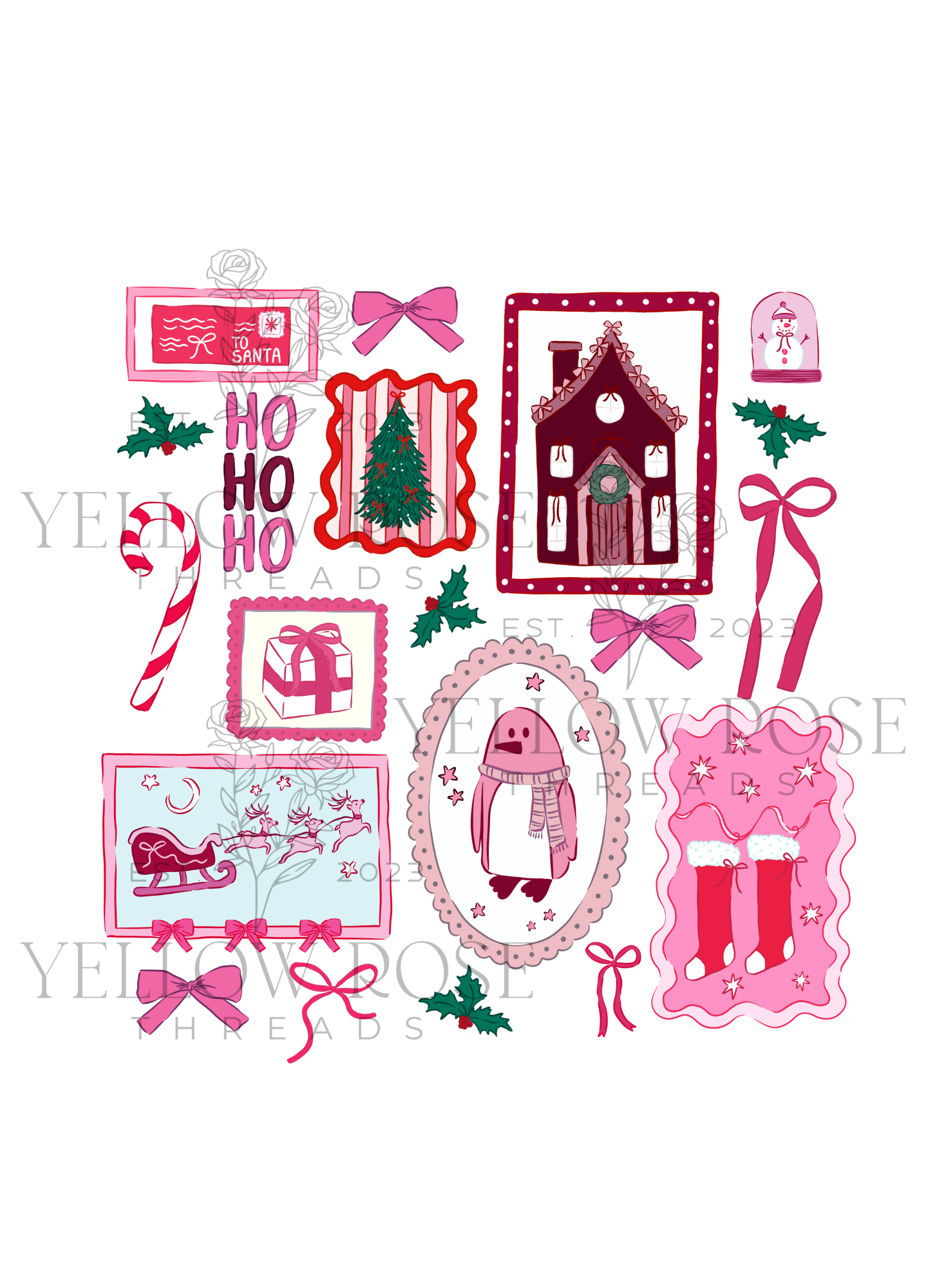 Kappa Delta Chi Holiday Tote Bag