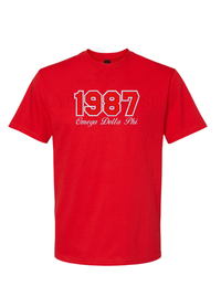 Omega Delta Phi 1987 Red T-Shirt