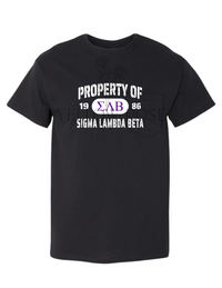 Sigma Lambda Beta Property of T-Shirt
