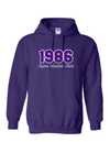 Sigma Lambda Beta 1986- Purple Hoodie