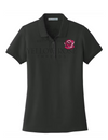 Kappa Delta Chi Pique Polo- Mosaic Rose