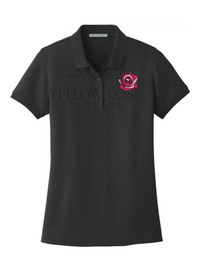 Kappa Delta Chi Pique Polo- Mosaic Rose