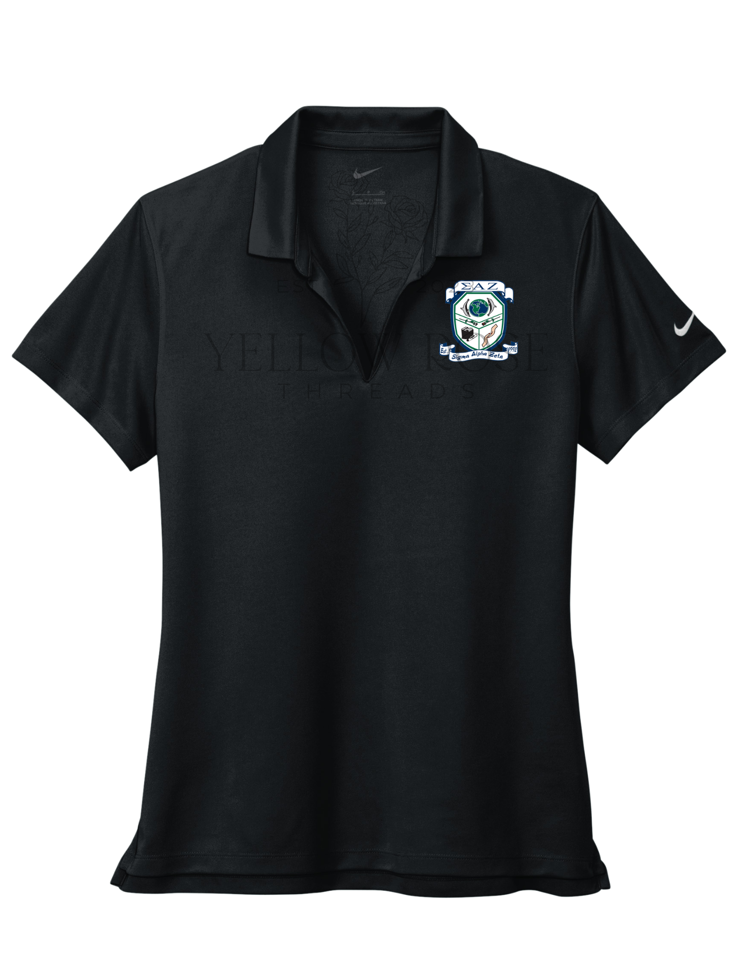 Sigma Alpha Zeta Nike Polo- Shield