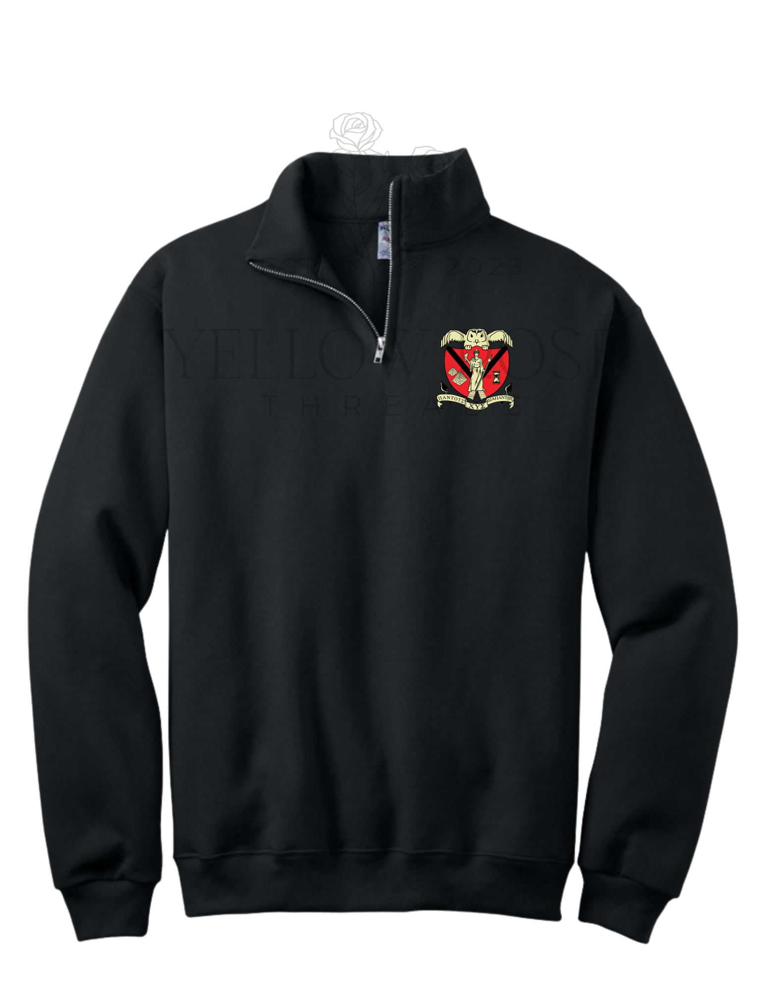 Chi Upsilon Sigma Quarter Zip- Shield