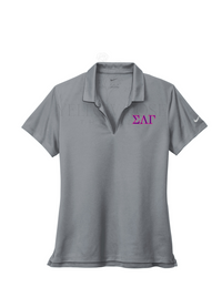 Sigma Lambda Gamma Nike Polo- Letters