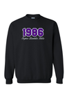 Sigma Lambda Beta 1986- Black Sweatshirt