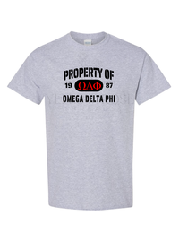 Omega Delta Phi Property of T-Shirt
