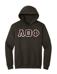 Lambda Theta Phi Letters- Brown Hoodie