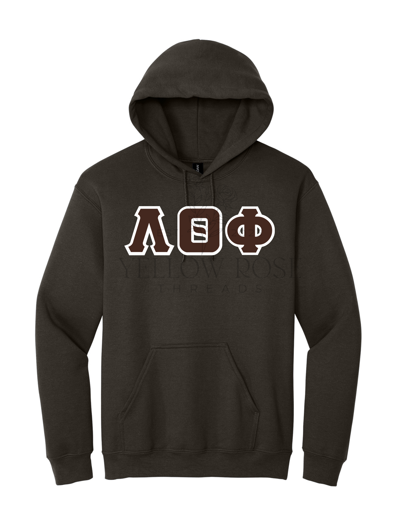 Lambda Theta Phi Letters- Brown Hoodie