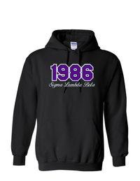 Sigma Lambda Beta 1986- Black Hoodie
