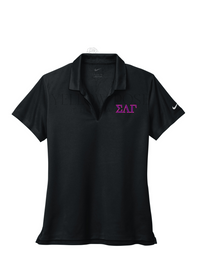 Sigma Lambda Gamma Nike Polo- Letters