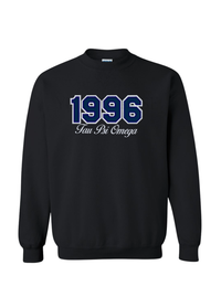 Tau Psi Omega 1996- Black Sweatshirt