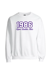 Sigma Lambda Beta 1986- White Sweatshirt