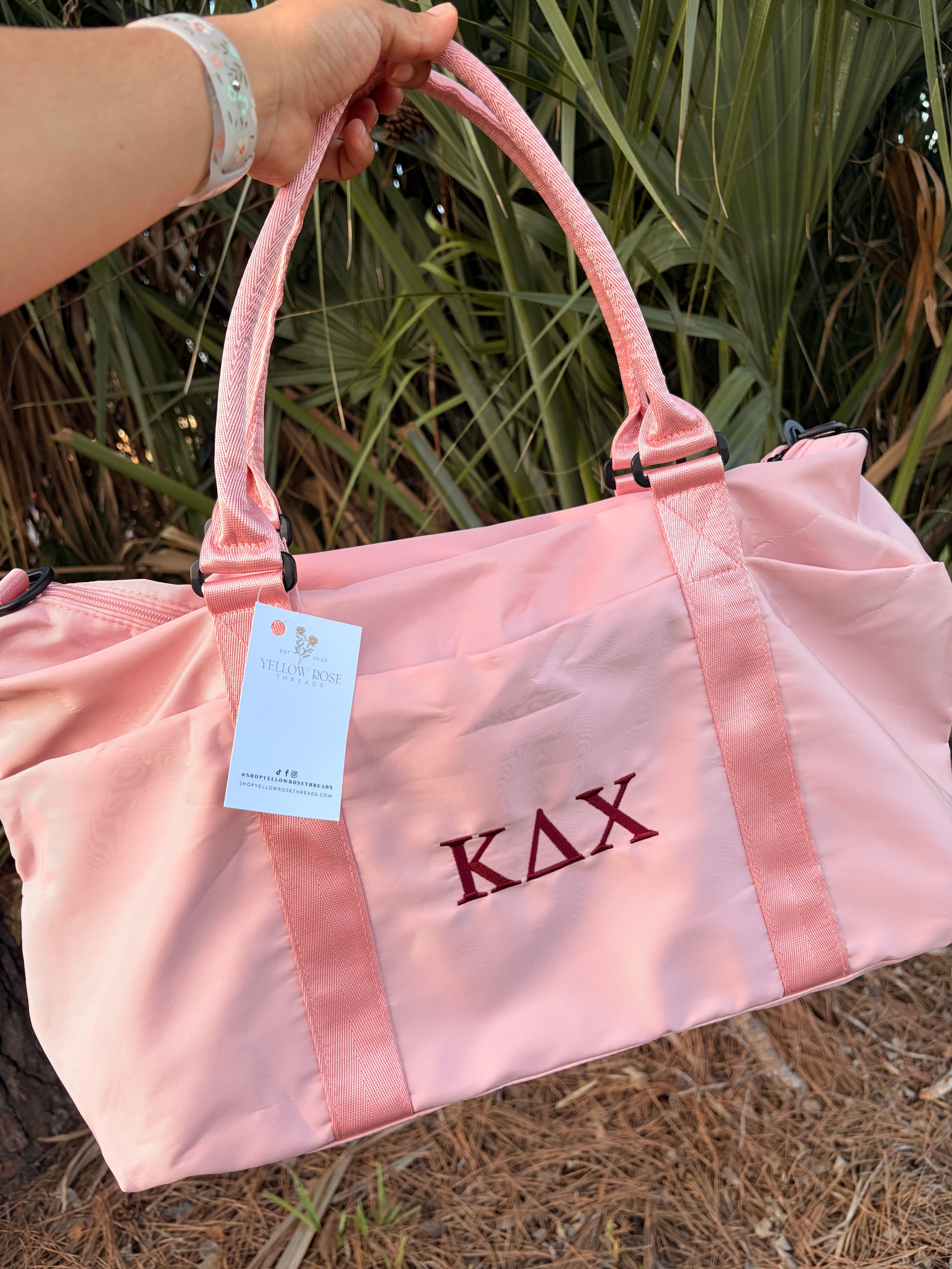 Kappa Delta Chi Letters Duffel Bag