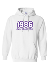 Sigma Lambda Beta 1986- White Hoodie