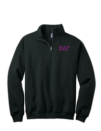 Sigma Lambda Gamma Quarter Zip- Letters