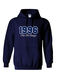 Tau Psi Omega 1996- Navy Hoodie