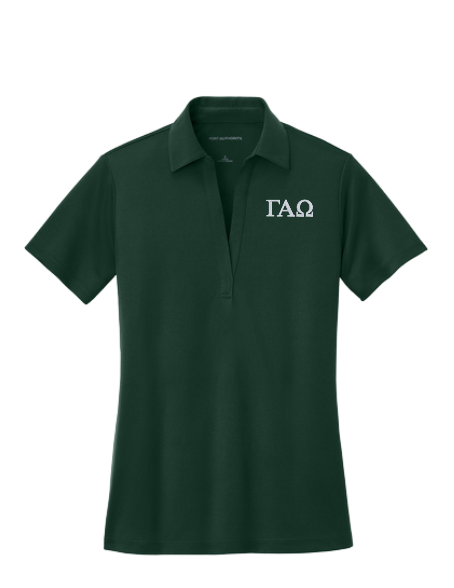 Gamma Alpha Omega Performance Polo- Letters
