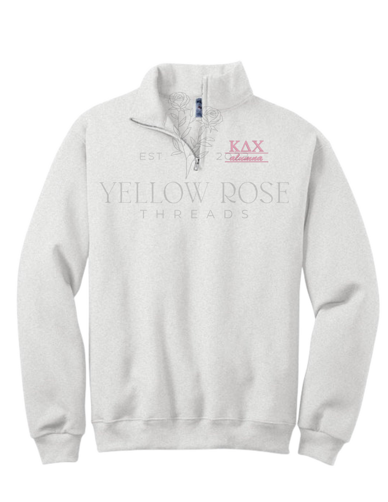 Kappa Delta Chi Quarter Zip- Letters w/Alumna