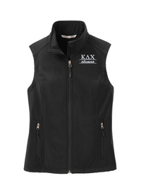 Kappa Delta Chi Soft Shell Vest-Letters w/Alumna
