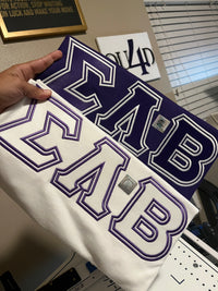 SLB Letters- Pre Set