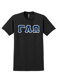 GAO Letters- Black T-Shirt