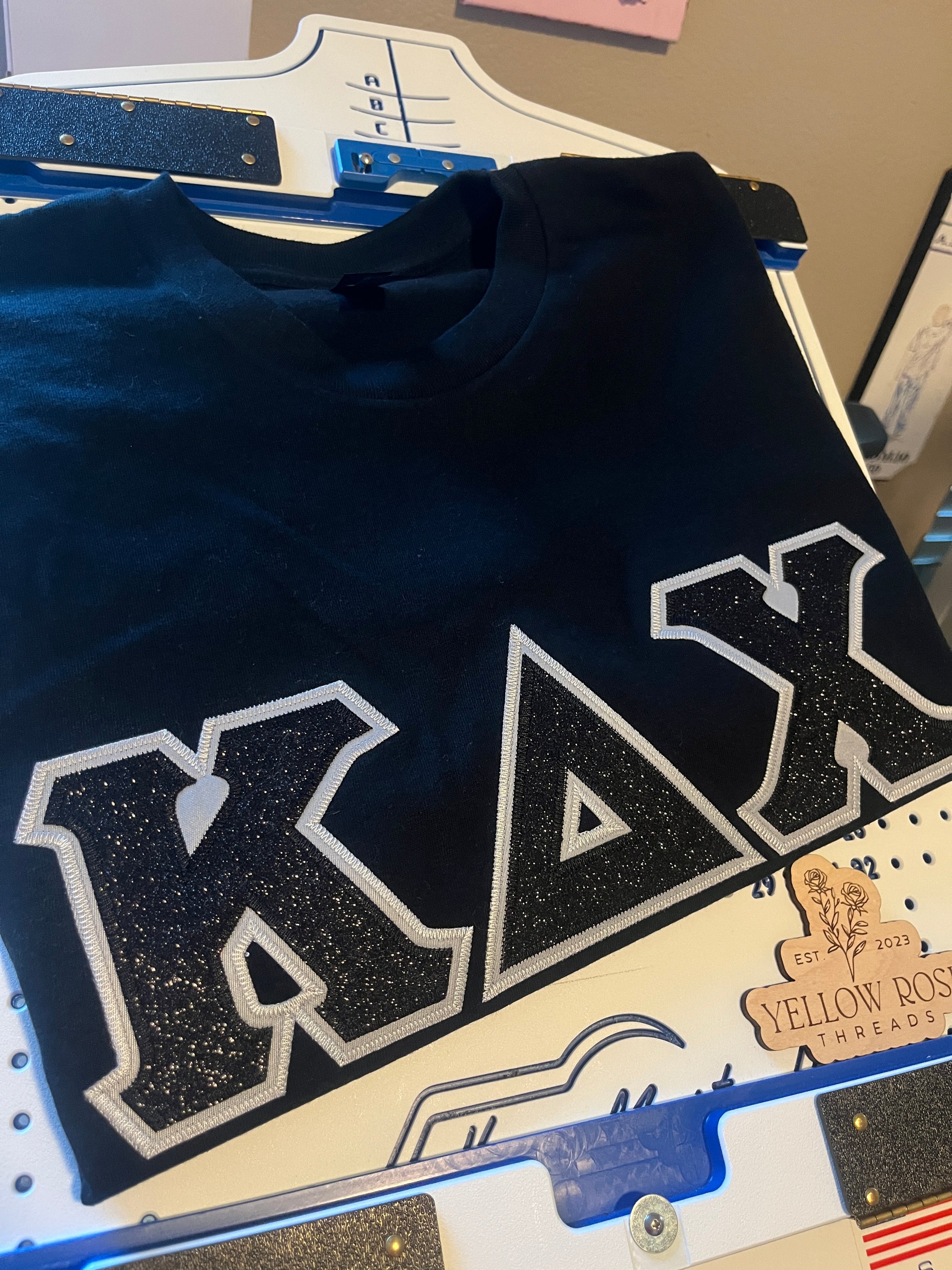Kappa Delta Chi Single Glitter Letters