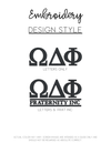 Omega Delta Phi Nike Polo- Letters Fraternity Inc