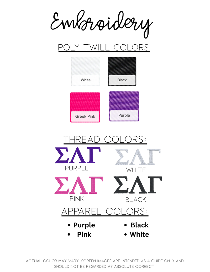 Sigma Lambda Gamma 1990 T-Shirt (No Glitter)