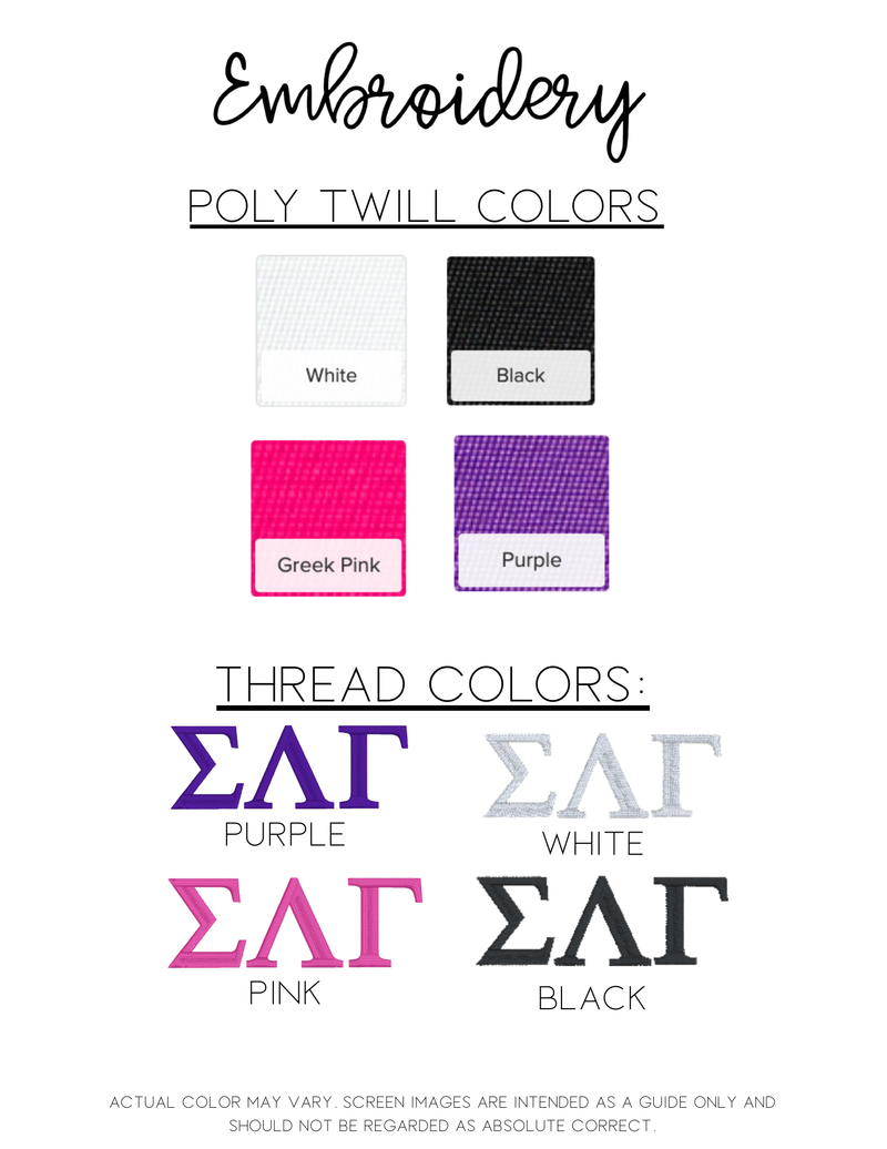 Sigma Lambda Gamma Quarter-zip Letters