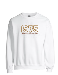 Lambda Theta Phi 1975- White Sweatshirt