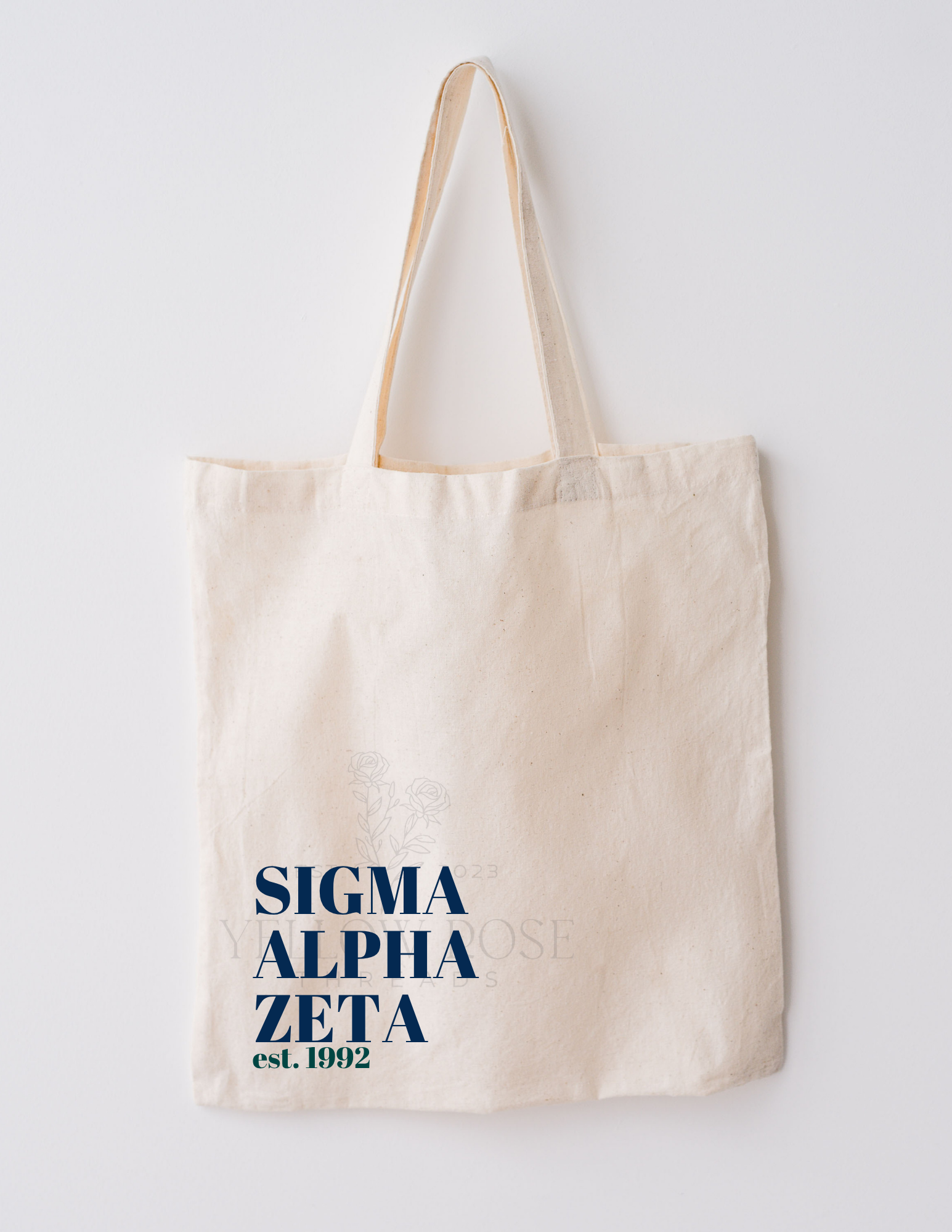 Sigma Alpha Zeta Large Org Name Tote Bag