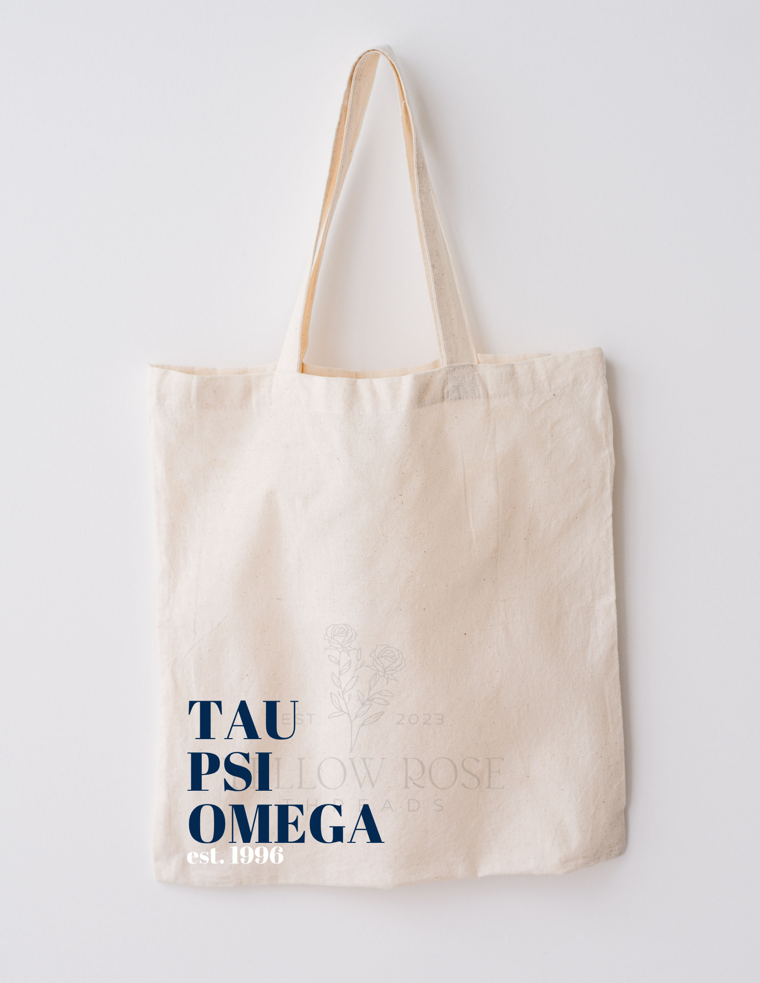 Tau Psi Omega Large Org Name Tote Bag
