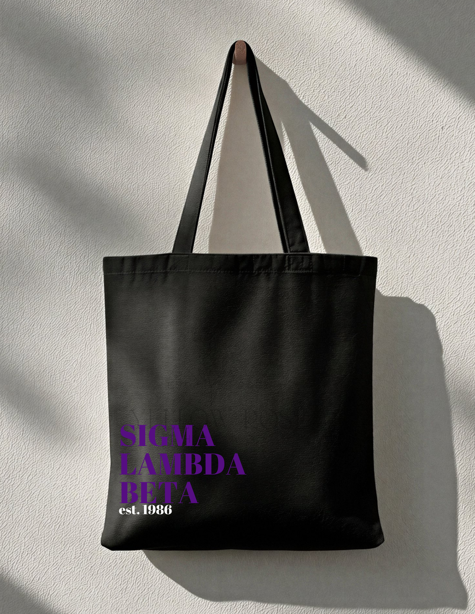 Sigma Lambda Beta Large Org Name Tote Bag