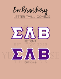 SLB Letters- White Hoodie