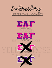 Sigma Lambda Gamma Quarter-Zip Letters
