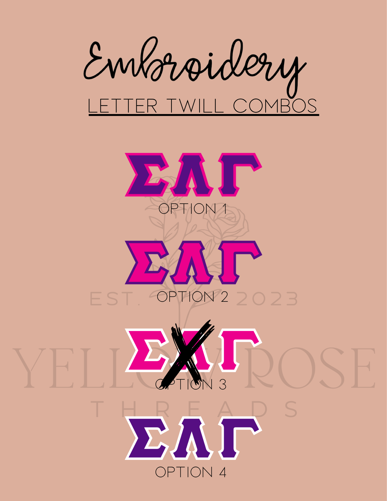SLG Letters- Pink Sweatshirt