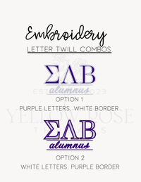 Sigma Lambda Beta Quarter Zip- Letters w/Alumnus